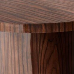 Marisa High-Gloss Walnut Wood Desk 70'' -Furniture Sale MarisaHiGlossDeskLrgAVSSS23