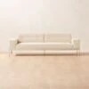 Mauro Ivory White Chenille Fabric Sofa 1 Mauro Ivory White Chenille Fabric Sofa -Furniture Sale MauroIvorySofaSHF22