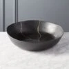 Mend Metallic Black Serving Bowl -Furniture Sale MendMetallicBlkSrvngBowlSHS18