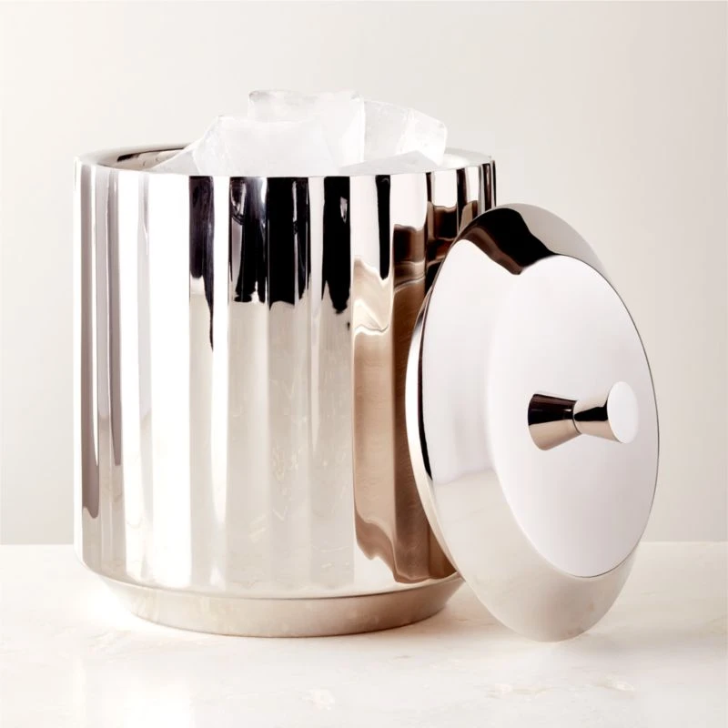 Milano Stainless Steel Ice Bucket 4 Milano Stainless Steel Ice Bucket - Image 2