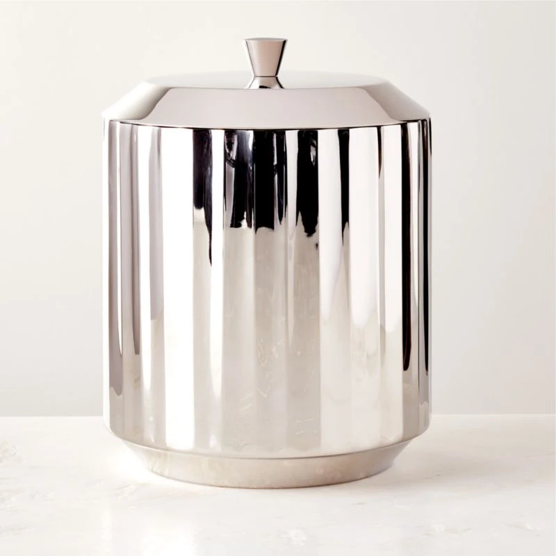 Milano Stainless Steel Ice Bucket 3 Milano Stainless Steel Ice Bucket