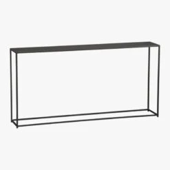 Mill Black Metal Console Table 56'' 8 Mill Black Metal Console Table 56'' -Furniture Sale MillConsoleTable3QS13