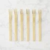 Set Of 6 Mini Gold Cocktail Forks -Furniture Sale MiniGoldCocktailForksS6SHS17