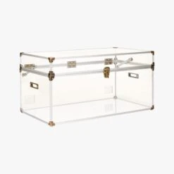 Mod Large Clear Acrylic Locker Trunk 17 Mod Large Clear Acrylic Locker Trunk -Furniture Sale ModLockerLg3QF17