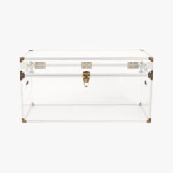 Mod Large Clear Acrylic Locker Trunk 16 Mod Large Clear Acrylic Locker Trunk -Furniture Sale ModLockerLgF17