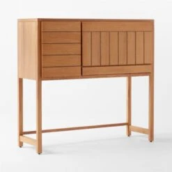 Monte Nido Oak Wood Secretary Desk -Furniture Sale MonteNidoDesk3QSSS22