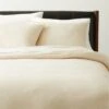 Monty Organic Cotton Natural Duvet Cover And Shams -Furniture Sale MontyWtNatOrgCtnFQDvtCvrSHF22
