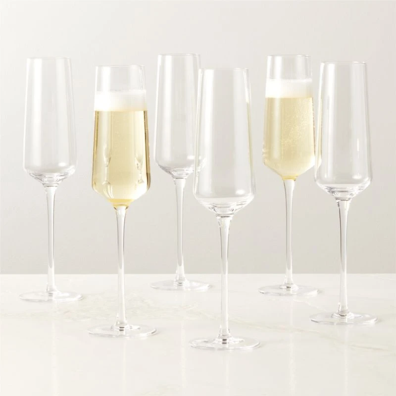 Muse Champagne Flute Set Of 6 4 Muse Champagne Flute Set Of 6 - Image 2