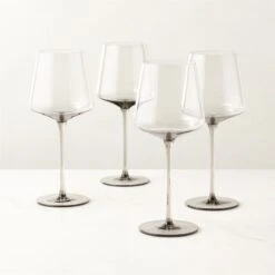 Muse Smoked Red Wine Glass Set Of 4