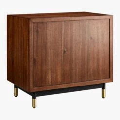 Oberlin 2-Drawer Faux Leather And Wood Nightstand 16 Oberlin 2-Drawer Faux Leather And Wood Nightstand -Furniture Sale OberlinNighstand3QFBS18