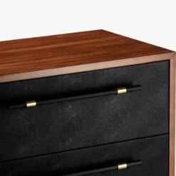 Oberlin 2-Drawer Faux Leather And Wood Nightstand 17 Oberlin 2-Drawer Faux Leather And Wood Nightstand -Furniture Sale OberlinNighstandAV2S18