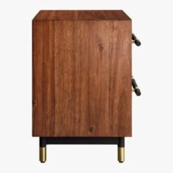 Oberlin 2-Drawer Faux Leather And Wood Nightstand 15 Oberlin 2-Drawer Faux Leather And Wood Nightstand -Furniture Sale OberlinNighstandSDS18