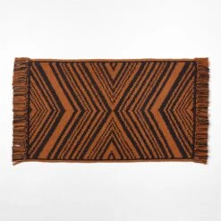 Onca Tawny And Black Bath Mat 24"x36"