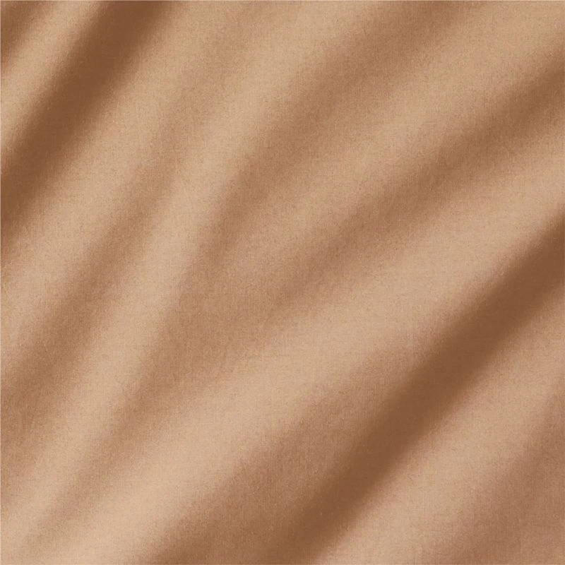 Organic Cotton Percale 400 Thread Count Sepia Sheet Set And Pillowcases 4 Organic Cotton Percale 400 Thread Count Sepia Sheet Set And Pillowcases - Image 2