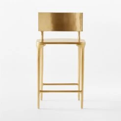 Oro Gold Metal Outdoor Counter Stool -Furniture Sale OroGoldCounterStoolSOSSS23
