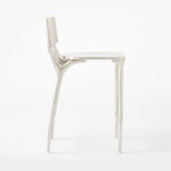 Oro Polished Silver Counter Stool -Furniture Sale OroPlshdSlvrCounterStoolSDSSS22 1