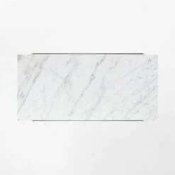 Pavilion Black Metal Outdoor Dining Table With Marble Top Model 6141 -Furniture Sale Pavilion6141BkDnTbWMbTpTOPSSS23