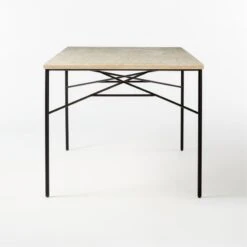 Pavilion Travertine Outdoor Dining Table Model 6141 10 Pavilion Travertine Outdoor Dining Table Model 6141 -Furniture Sale Pavilion6141TrvrtnDngTblSDSSS21