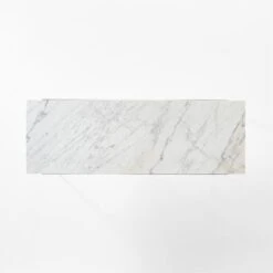 Pavilion Black Metal Outdoor Dining Table With Marble Top Large Model 6142 -Furniture Sale Pavilion6142LBkDnTbWMbTpTOPSSS23