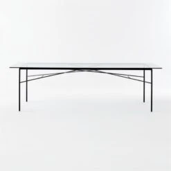 Large Pavilion Outdoor Dining Table Model 6142 And Tretto Outdoor Dining Table Cover -Furniture Sale Pavilion6142LgGlssDnngTblSOSSS21