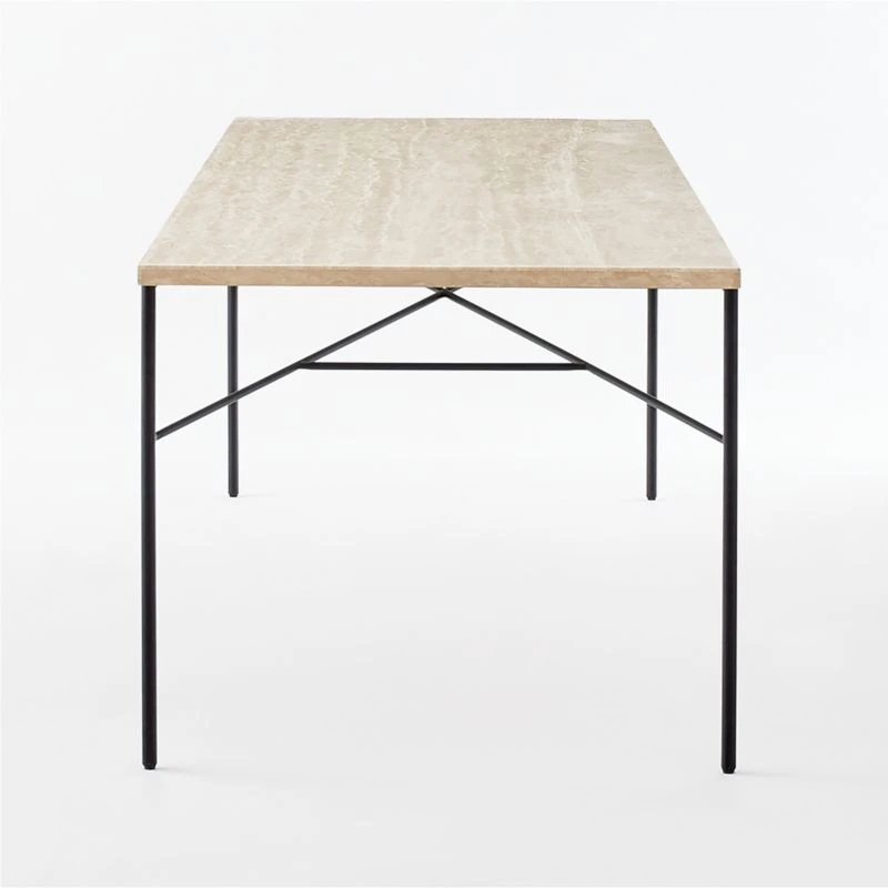 Large Pavilion Travertine Outdoor Dining Table Model 6142 6 Large Pavilion Travertine Outdoor Dining Table Model 6142 - Image 4