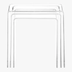 3-Piece Peekaboo Acrylic Nesting Table Set -Furniture Sale PeekabooNestTables1F12