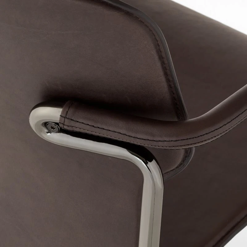 Pesaro Black Leather Dining Armchair 10 Pesaro Black Leather Dining Armchair - Image 8