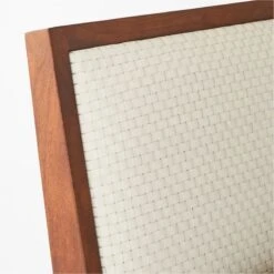 Pietro Woven Ivory Leather Queen Bed -Furniture Sale PietroWovenIvryLthrQBedAVSSF22