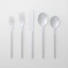 20-Piece Pin Brushed Silver Flatware -Furniture Sale PinBrshdSilverFltwr20PcSSHF21
