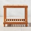 Pinet Teak Outdoor Side Table -Furniture Sale PinetTeakSideTableSHS23