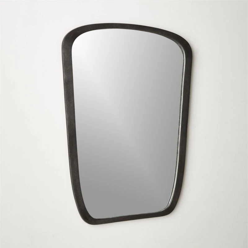 Ponder Small Black Wall Mirror 23.5"x32.75" 3 Ponder Small Black Wall Mirror 23.5"x32.75" - Image 2