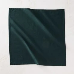 Poplin Dark Green Cloth Napkins Set Of 8 -Furniture Sale PoplinGreenNapkinAVSHF22