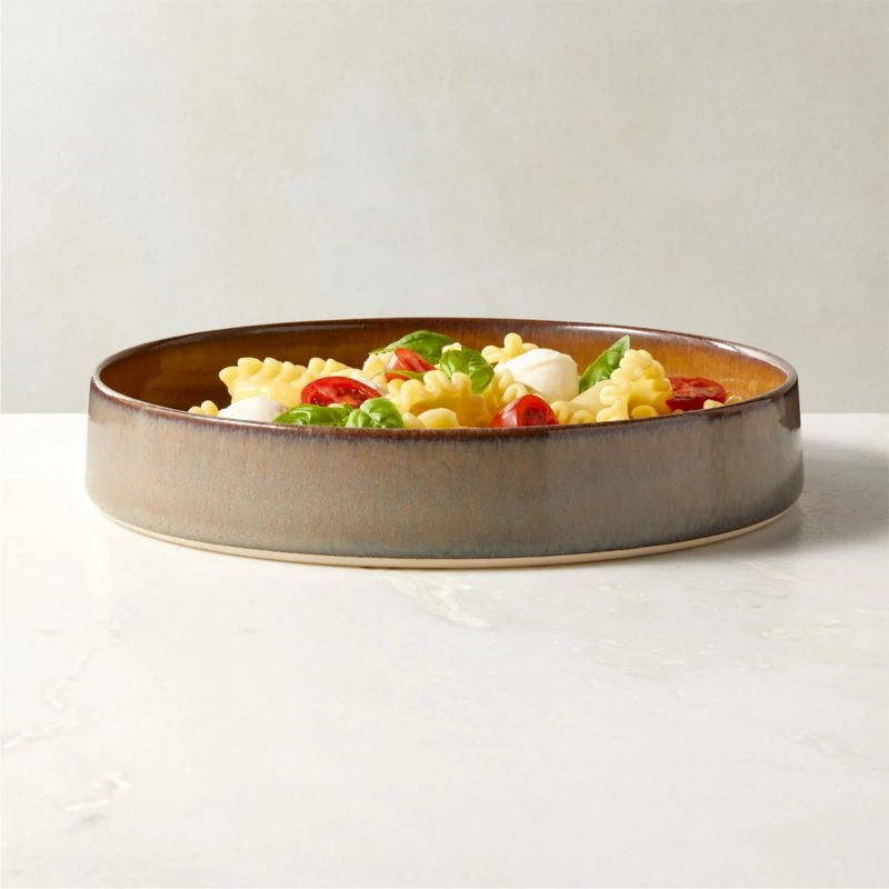 Prado Blue Pasta Bowl With Reactive Glaze 4 Prado Blue Pasta Bowl With Reactive Glaze - Image 2