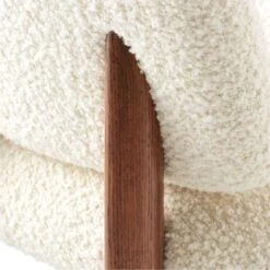 Pula Warm White Boucle Dining Chair -Furniture Sale PulaBoucleDiningChairAV2SSS23