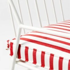 Pavilion Ivory Outdoor Dining Armchair With Striped Sunbrella ® Cushion Model 6470 Set Of 2 17 Pavilion Ivory Outdoor Dining Armchair With Striped Sunbrella ® Cushion Model 6470 Set Of 2 -Furniture Sale PvlnIvDngChrWStdChM6470AVSSS22 1