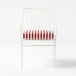 Pavilion Ivory Outdoor Dining Armchair With Striped Sunbrella ® Cushion Model 6470 Set Of 2 13 Pavilion Ivory Outdoor Dining Armchair With Striped Sunbrella ® Cushion Model 6470 Set Of 2 -Furniture Sale PvlnIvDngChrWStdChM6470SOSSS22 1