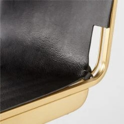 Rake Black Counter Stool Set Of 2 -Furniture Sale RakeBrassBarStoolAVSSS23