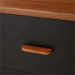 Ralston Low 4-Drawer Wood Dresser -Furniture Sale RalstonWltNLthLowDrssrAVSSS23