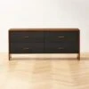 Ralston Low 4-Drawer Wood Dresser 1 Ralston Low 4-Drawer Wood Dresser -Furniture Sale RalstonWltNLthLowDrssrSHS23