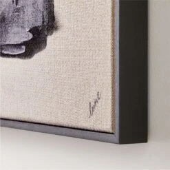 'Rune' Framed Wall Art 36"x48" -Furniture Sale Rune36x48inROS23