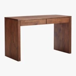 Runway 2-Drawer Acacia Wood Desk -Furniture Sale RunwayAcaciaDesk3QFS18