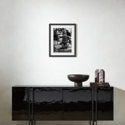 'Yves Saint Laurent In His Studio' Photographic Print In Black Frame 17.5"x21.5" 9 'Yves Saint Laurent In His Studio' Photographic Print In Black Frame 17.5"x21.5" -Furniture Sale SEYSLaurentStdBk17p5x21p5F22 3D