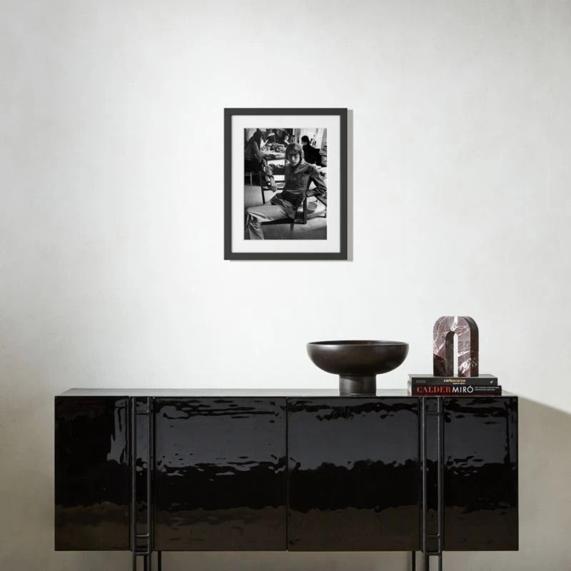 'Yves Saint Laurent In His Studio' Photographic Print In Black Frame 17.5"x21.5" 5 'Yves Saint Laurent In His Studio' Photographic Print In Black Frame 17.5"x21.5" - Image 3