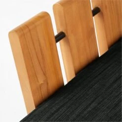 Seahaven Teak Outdoor Lounge Chair With Coal Perennials® Cushions -Furniture Sale SeahavenCoalLoungeChairAVSSS22