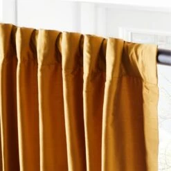Seda Chai Tea Dupioni Silk Window Curtain Panel 48"x120" 10 Seda Chai Tea Dupioni Silk Window Curtain Panel 48"x120" -Furniture Sale SedaSilkDpnChTeaPnl96inAV3SHF21