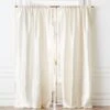 Seda Warm White Dupioni Silk Window Curtain Panel 48"x84" 2 Seda Warm White Dupioni Silk Window Curtain Panel 48"x84" -Furniture Sale SedaSilkDpnIvoryPnl96inSHF21