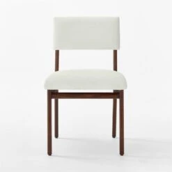 Selby White Upholstered Dining Chair -Furniture Sale SelbySnowDiningChairSOSSF22