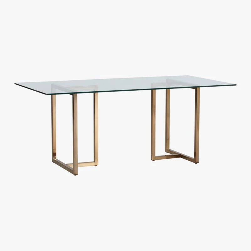 Silverado Brass 72" Rectangular Dining Table 5 Silverado Brass 72" Rectangular Dining Table - Image 3
