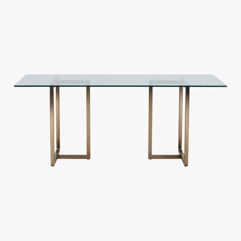 Silverado Brass 72" Rectangular Dining Table 4 Silverado Brass 72" Rectangular Dining Table - Image 2