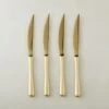 Sizzle Gold Steak Knives Set Of 4 -Furniture Sale SizzleGoldSteakKnvsS4SHF18
